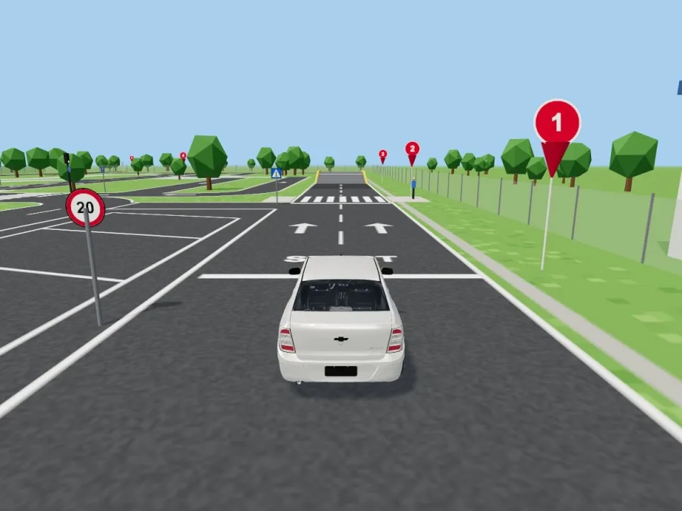Driving test exercises